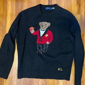 Polo Ralph Lauren Wool Polo Bear Sweater - L